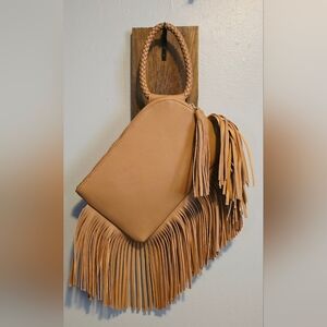 Tan Fringe Women's Bag